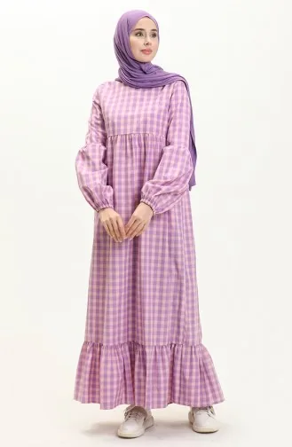 Robe à Manches Ballon 1861-02 Lila 1861-02