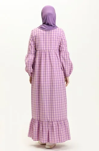 Robe à Manches Ballon 1861-02 Lila 1861-02