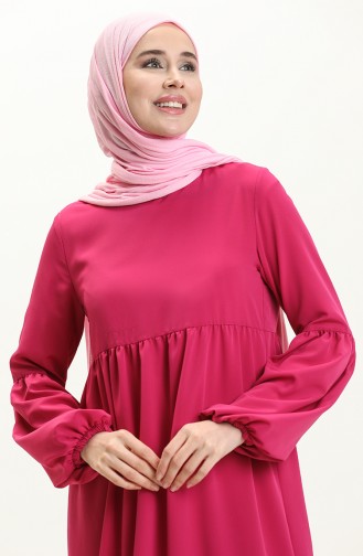 Fuchsia İslamitische Jurk 1861A-01