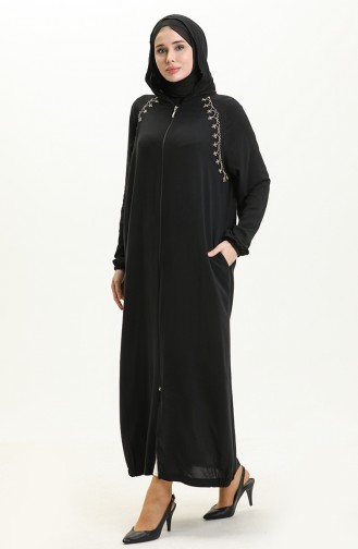 Mustard Abaya 6969-01