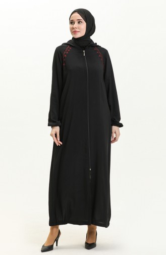 Claret Red Abaya 6969-02