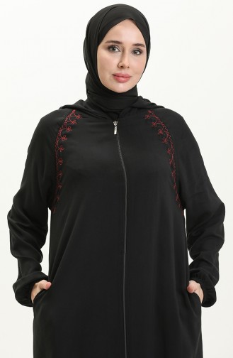 Claret Red Abaya 6969-02