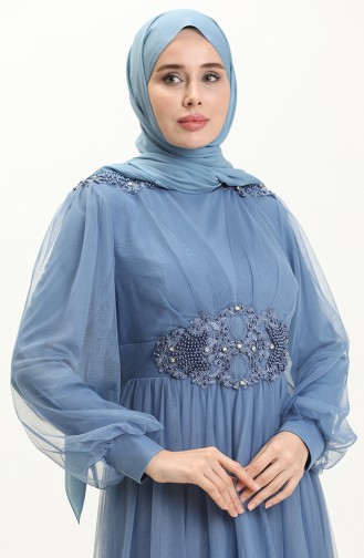 Habillé Hijab Indigo 2606