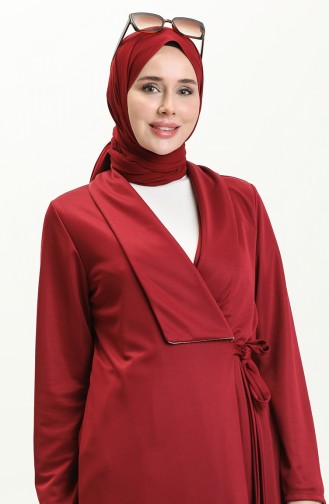 Belden Bağıcıklı Kadın Kap 1801-02 Bordo