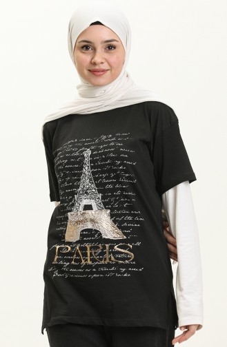 Printed Tshirt 2009-07 Black 2009-07