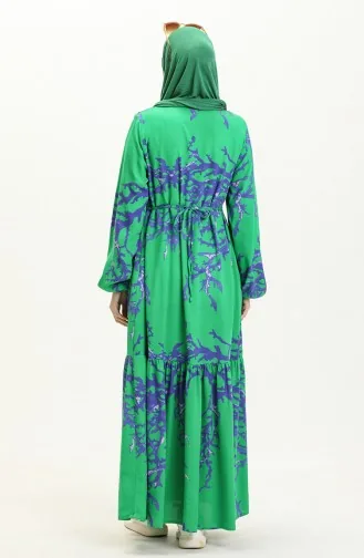 Green İslamitische Jurk 8181-03
