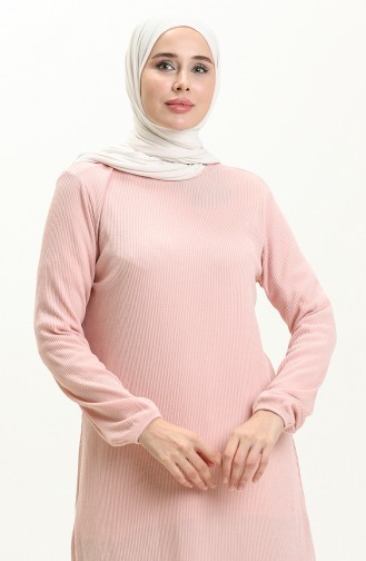 Kaşkorse Tunik 8584-01 Koyu Pudra