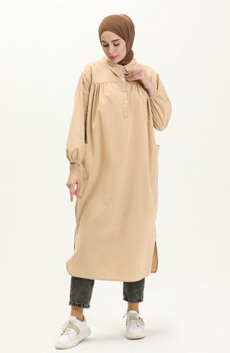 Terry Cotton Tunic 24Y8883-11 Light Beige 24Y8883-11