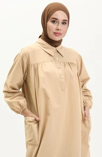 Terry Cotton Tunic 24Y8883-11 Light Beige 24Y8883-11