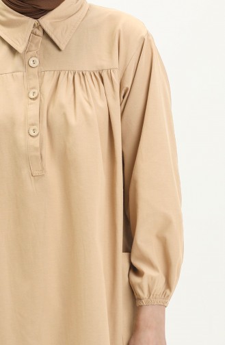 Terry Cotton Tunic 24Y8883-11 Light Beige 24Y8883-11