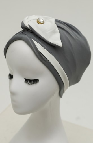 Gray Ready to Wear Turban 9031-01