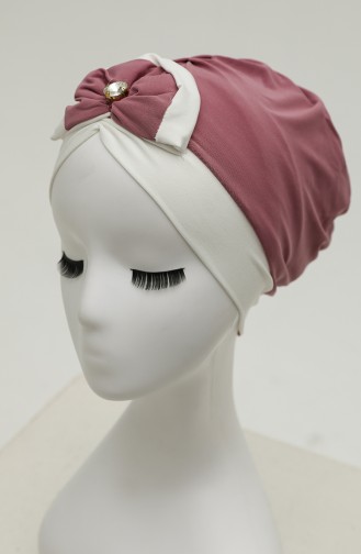 Beige-Rose Praktischer Turban 9030-10