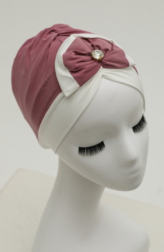 Beige-Rose Praktischer Turban 9030-10