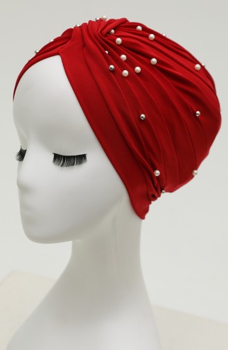 Pearl Cross Bonnet 0032-04 Red 0032-04