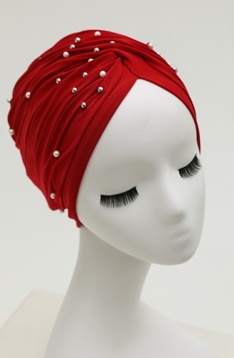 Pearl Cross Bonnet 0032-04 Red 0032-04