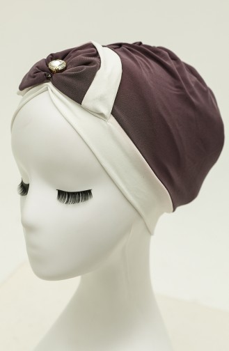 Turban Pret-a-Porter Couleur Aubergine 9030-13