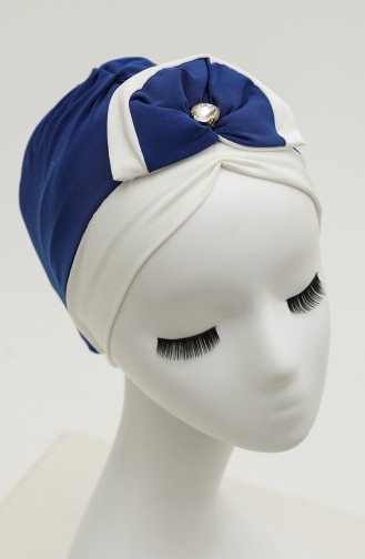 Saks-Blau Praktischer Turban 9030-04