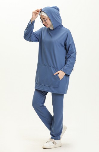 Tunika-Hose mit Taschen Doppelset 11054-02 Indigo 11054-02