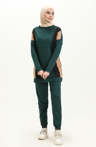 Ensemble Tunique Pantalon 11302-05 Vert emeraude 11302-05