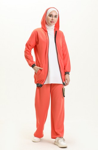 Tunika-Hose mit Reißverschluss Doppelset 11021-02 Orange 11021-02