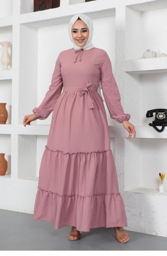 Dusty Rose Hijab Dress 0292SGS.GKR
