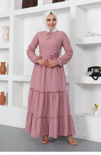 Dusty Rose Hijab Dress 0292SGS.GKR