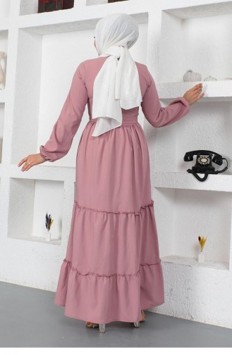Dusty Rose Hijab Dress 0292SGS.GKR