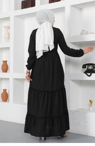 Black Hijab Dress 0292SGS.SYH