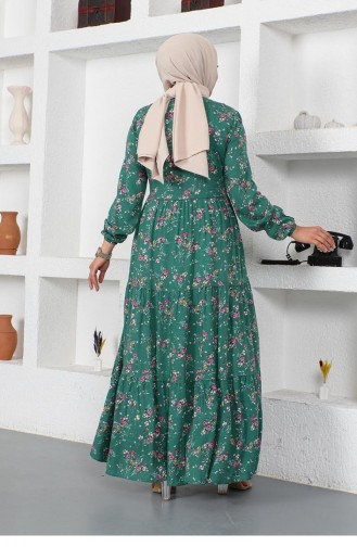 Green Hijab Dress 0293SGS.YSL