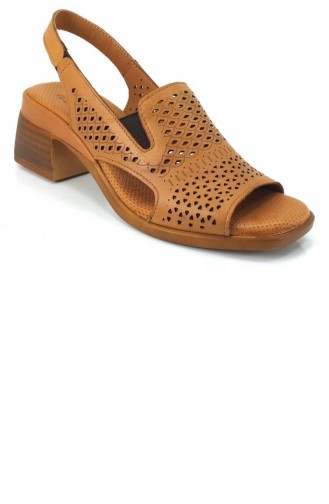 Tobacco Brown Summer Sandals 13077