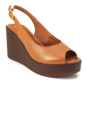 Tobacco Brown Summer Sandals 13081