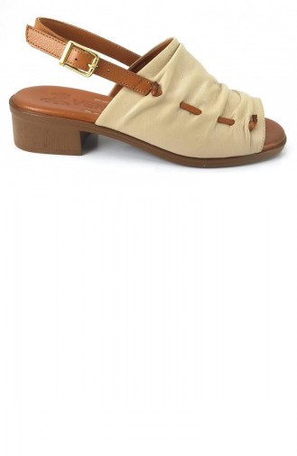 Beige Sommer Sandalen 13083