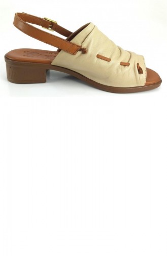 Beige Sommer Sandalen 13083