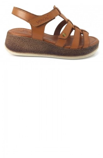 Tobacco Brown Summer Sandals 13085
