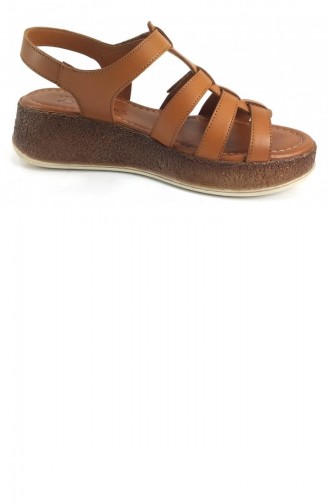 Tobacco Brown Summer Sandals 13085
