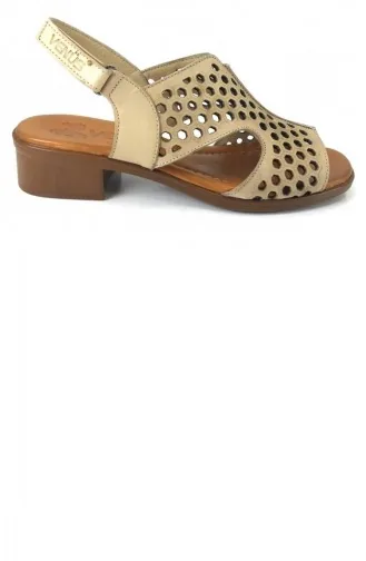 Beige Summer Sandals 13087