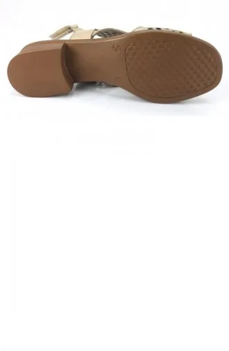 Beige Summer Sandals 13087