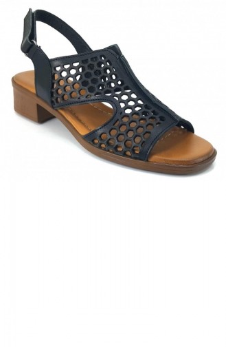 Black Summer Sandals 13088