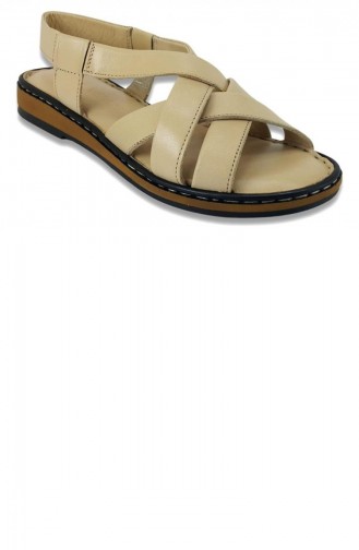 Beige Summer Sandals 13089