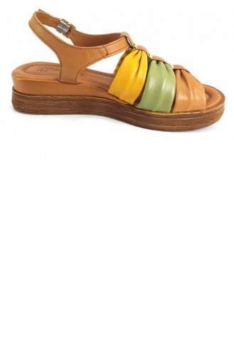 Tobacco Brown Summer Sandals 13093