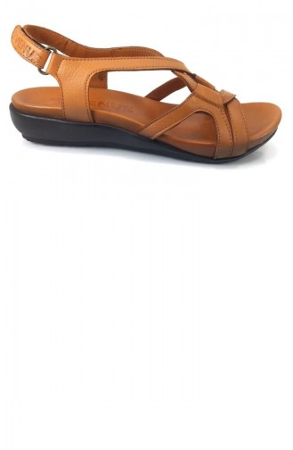 Tobacco Brown Summer Sandals 13105