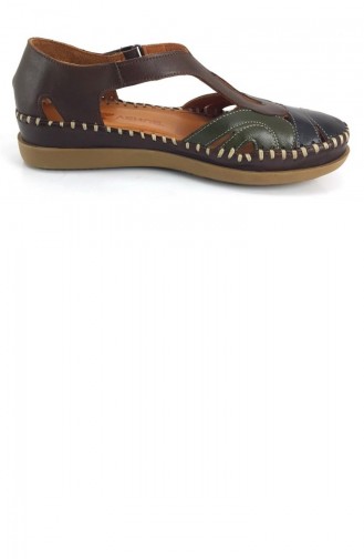 Brown Summer Sandals 13127