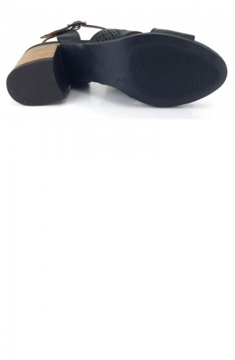 Black Summer Sandals 13128