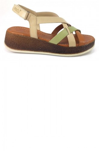 Beige Summer Sandals 13174