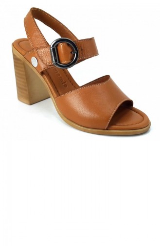 Tobacco Brown Summer Sandals 13262