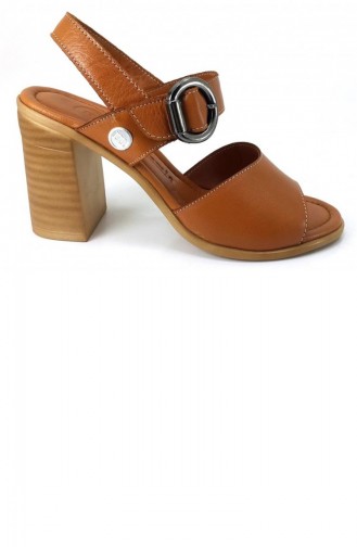 Tobacco Brown Summer Sandals 13262