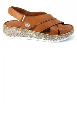 Tobacco Brown Summer Sandals 13263
