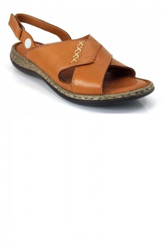 Tobacco Brown Summer Sandals 13266