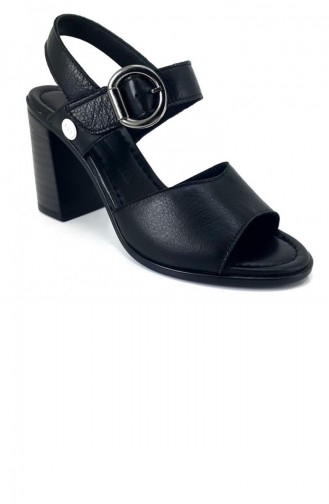 Black Summer Sandals 13403
