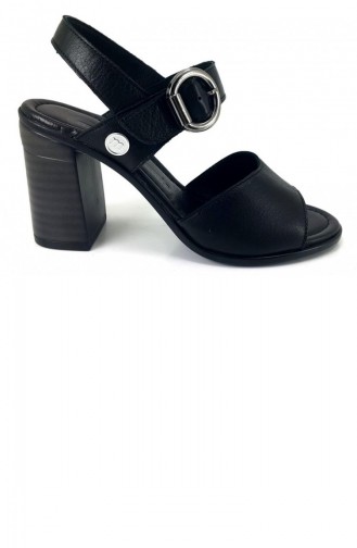 Black Summer Sandals 13403